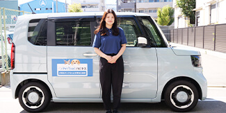 ペット用車両で快適に移動